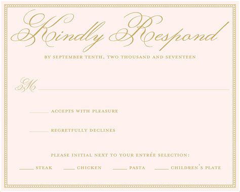 Best Wedding RSVP Wording Ideas .